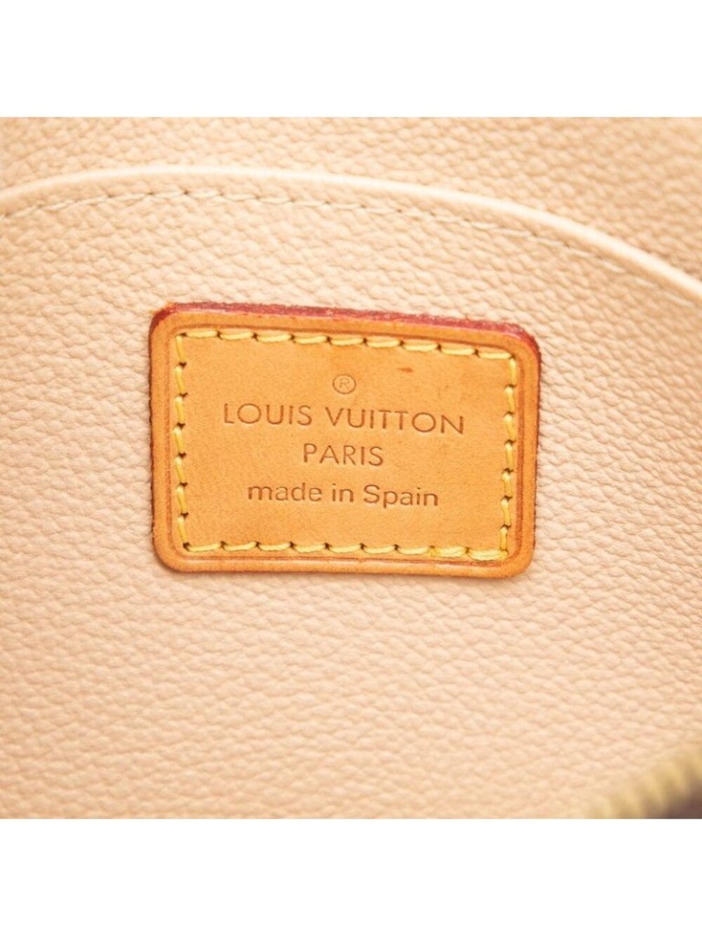 Louis Vuitton Monogram Pochette Cosmetic PM Pouch Brown Leather - Picture 6 of 7